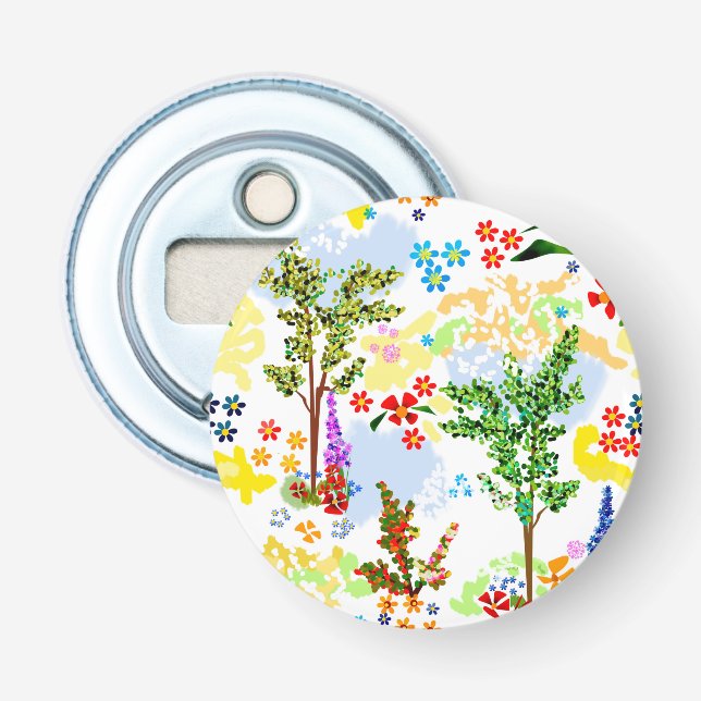 Abrebotellas Jardín de verano (Anverso)