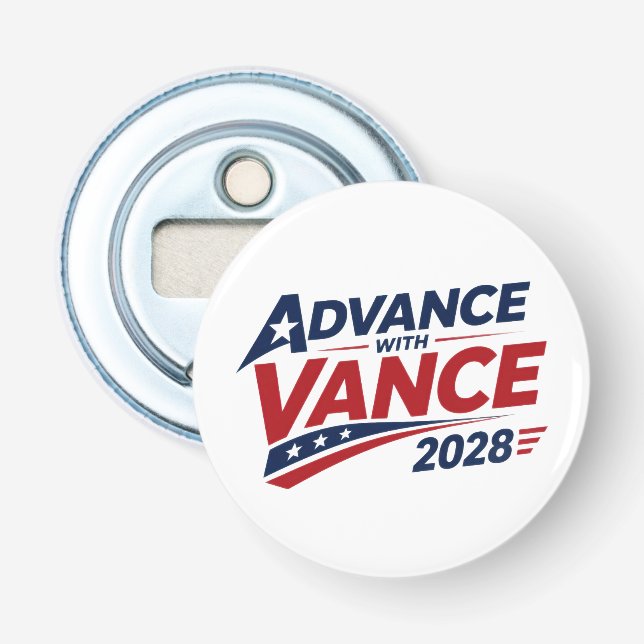 Abrebotellas JD Vance Presidente Elección 2028 (Anverso)
