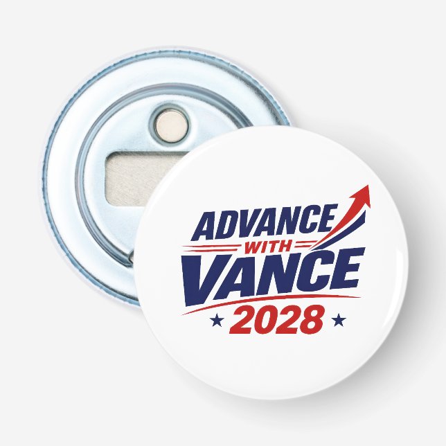 Abrebotellas JD Vance Presidente Elección 2028 (Anverso)