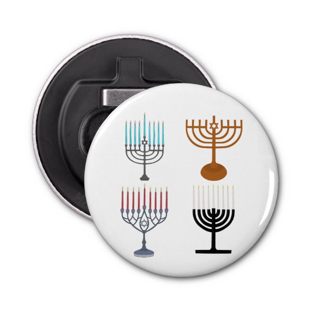 Abrebotellas Judaísmo Hanukkah Religión judía (Anverso)