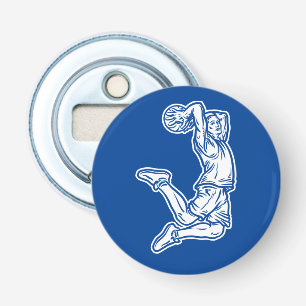 Abrebotellas Jugador de baloncesto haciendo el diseño de la luz