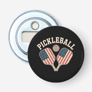 Abrebotellas Jugador de Pickleball de la bandera de EE. UU.