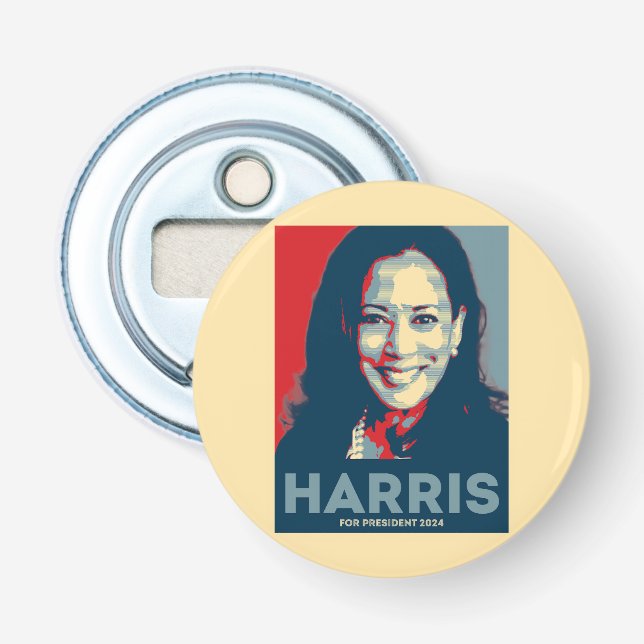 Abrebotellas Kamala Harris Por La Presidencia 2024 - Esperanza (Anverso)