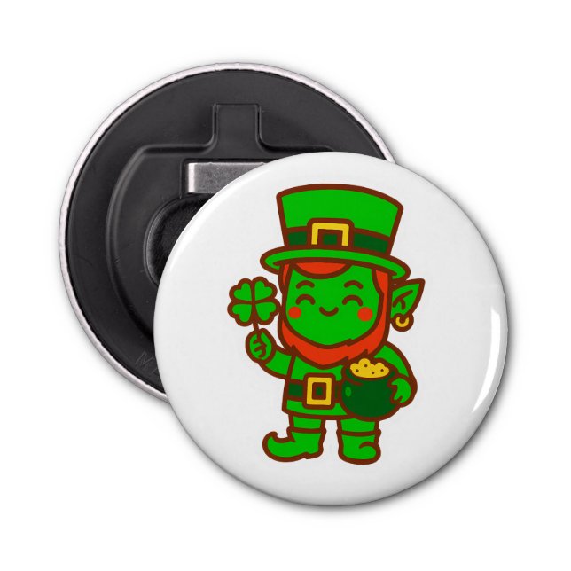 Abrebotellas Kawaii Lucky Leprechaun (Anverso)