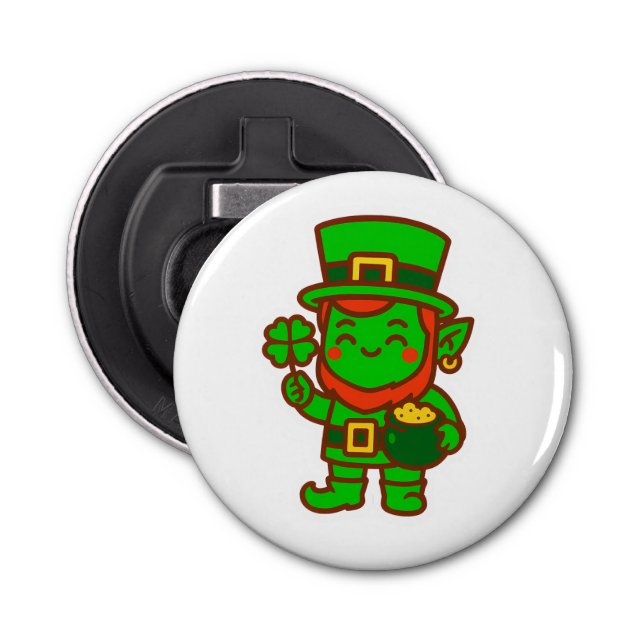 Abrebotellas Kawaii Lucky Leprechaun (Anverso)