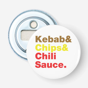 Abrebotellas Kebab, Chips y Salsa de Chili.