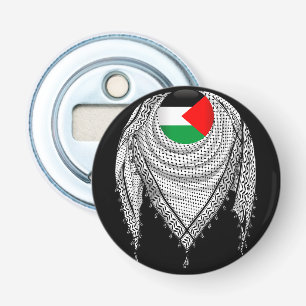 Abrebotellas Keffiyeh palestino Scarf tejido tradicional