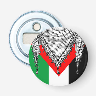 Abrebotellas Keffiyeh palestino Scarf tejido tradicional