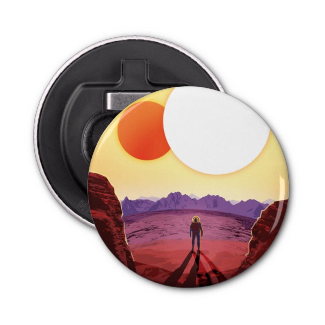 Abrebotellas Kepler Space Travel Destination Planet Adventure (Anverso)