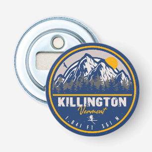 Abrebotellas Killington Vermont Retro Sunset Ski Souvenirs 80