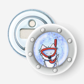 Abrebotellas KiniArt Snorkel Westie Porthole