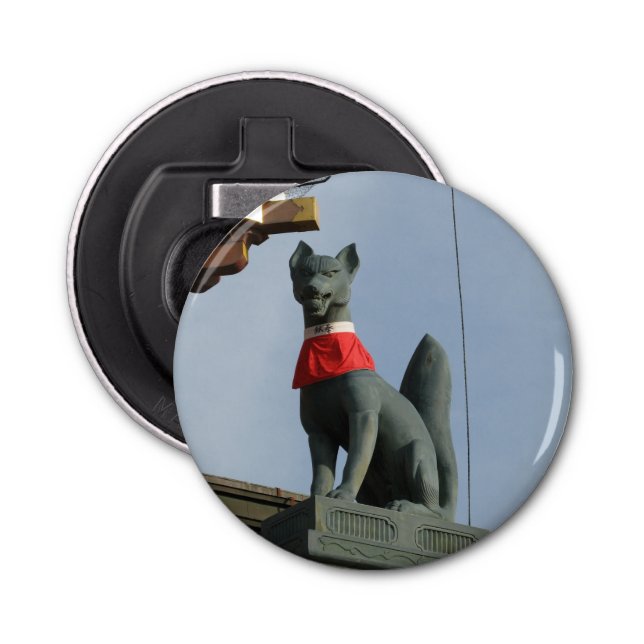 Abrebotellas Kitsune キ ツ ネ (Fox) con Jewel en Boca (Anverso)