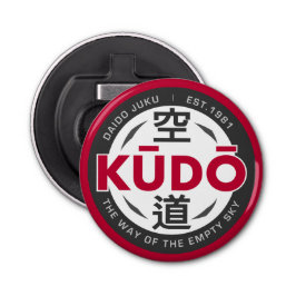 Abrebotellas Kudo – Minimal Japanese Martial Arts Emblem