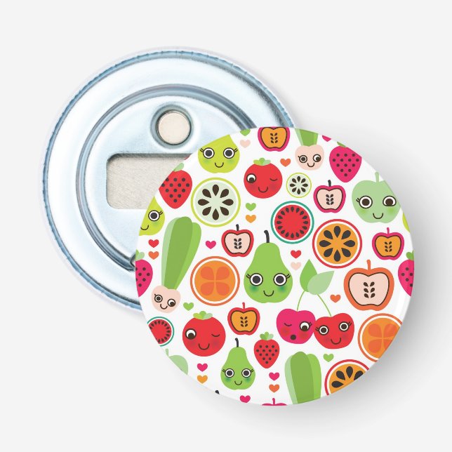 Abrebotellas la fruta embroma la manzana del ilustracion (Anverso)