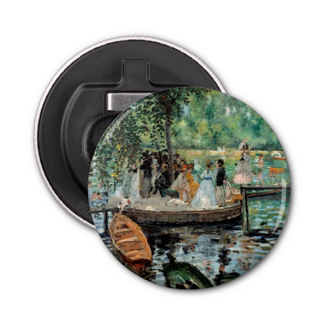 Abrebotellas La Grenouillère Auguste Renoir (Anverso)