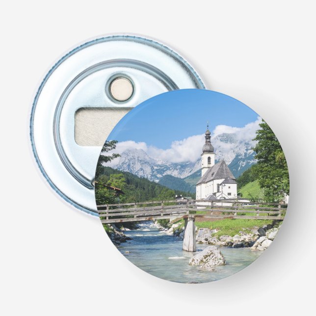 Abrebotellas La iglesia parroquial de Ramsau (Anverso)