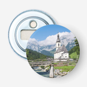 Abrebotellas La iglesia parroquial de Ramsau en Baviera, Aleman