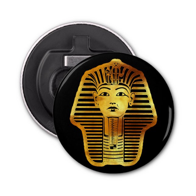 Abrebotellas La máscara egipcia de oro de Tutankhamun (Anverso)