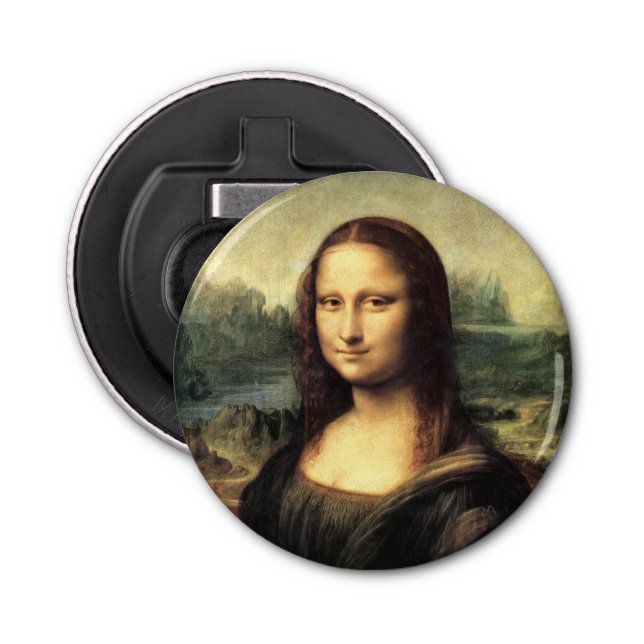Abrebotellas La Mona Lisa Leonardo da Vinci (Anverso)