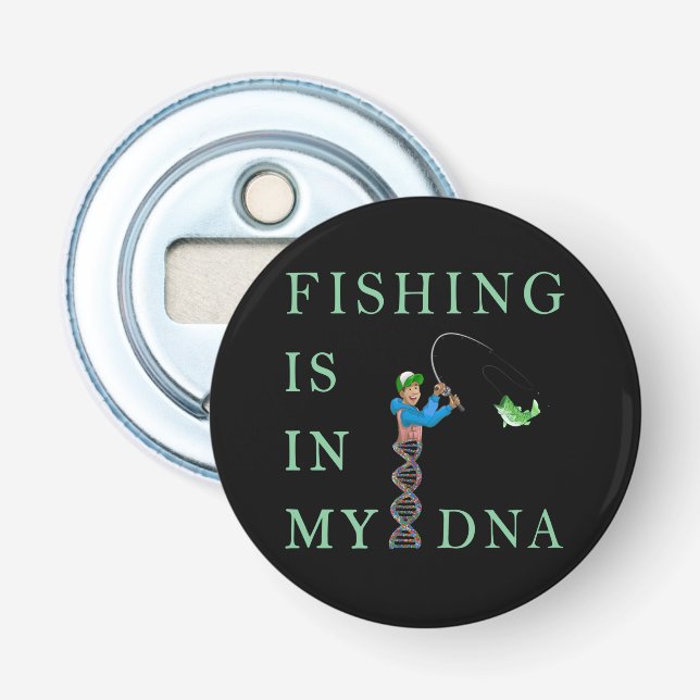 Abrebotellas La pesca está en mi ADN (Anverso)