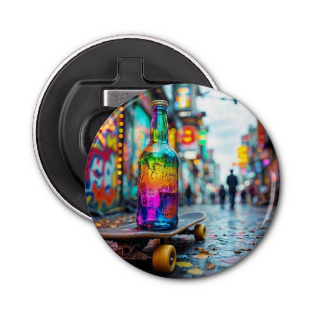 Abrebotellas La última gota de neón (Anverso)