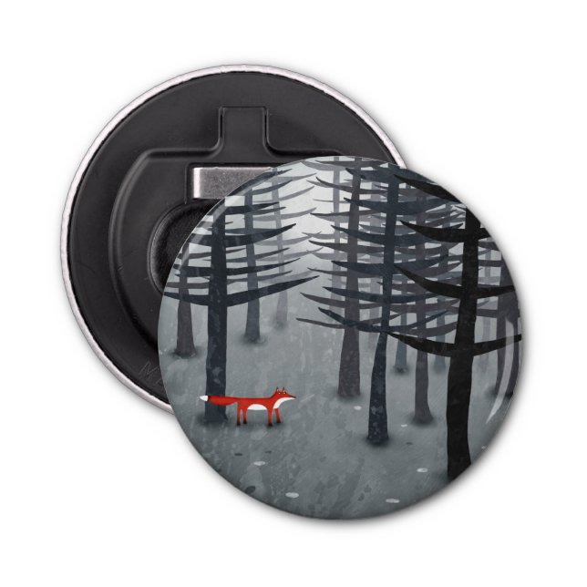 Abrebotellas La zorra y la selva (Anverso)