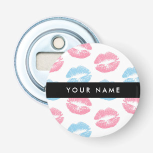 Abrebotellas Labios rosados, labios azules, besos, tu nombre, p