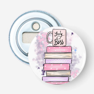 Abrebotellas Lady Boss Books y Mug
