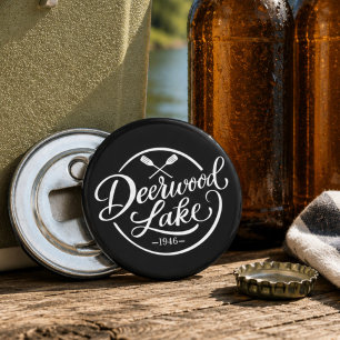 Abrebotellas Lago Deerwood 1946 Vida en el Lago Vintage
