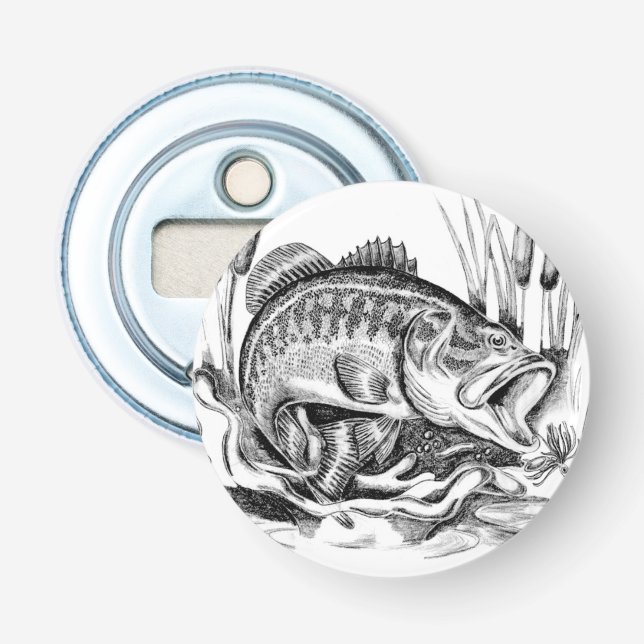 Abrebotellas Largemouth Bass (Anverso)