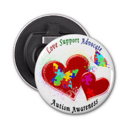 Abrebotellas Las mariposas del autismo en los corazones