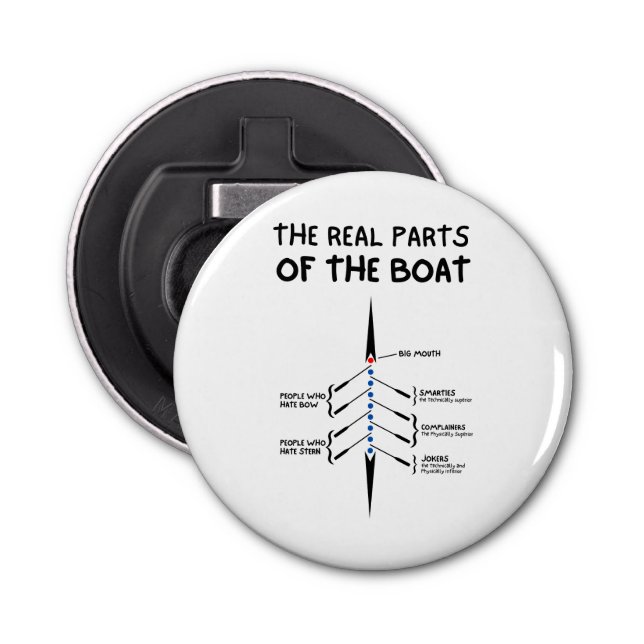 Abrebotellas Las partes reales del barco (Anverso)