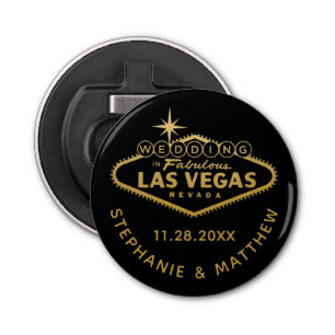 Abrebotellas Las Vegas Boda Date Favor Magnético