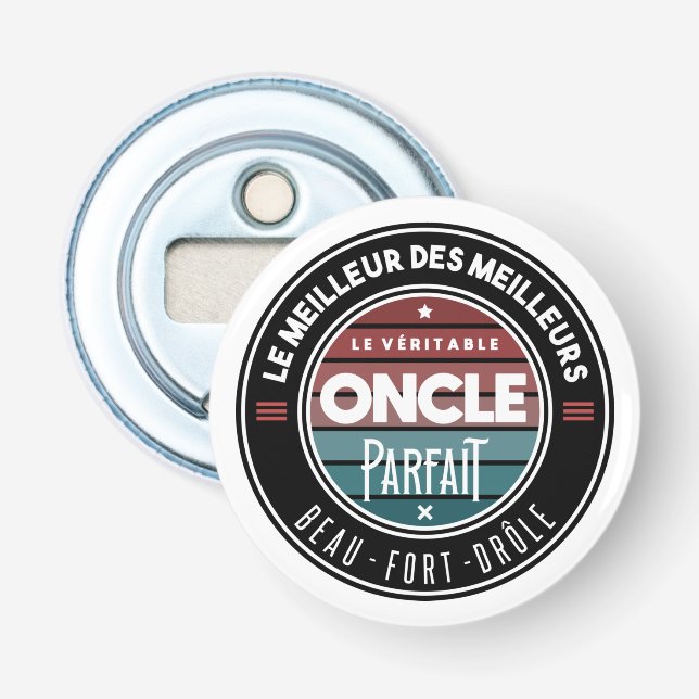 Abrebotellas Le véritable oncle parfait (Anverso)