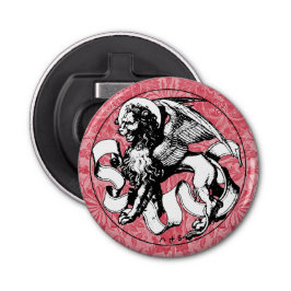 Abrebotellas León alado del siglo XV en San Marcos