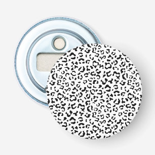 Abrebotellas Leopard Print, Leopard Spots, Negro Y Blanco