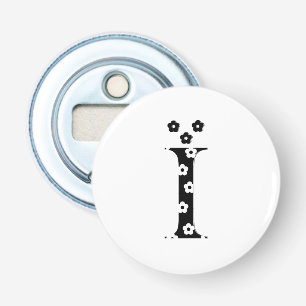 Abrebotellas Letra de patrón de flor I