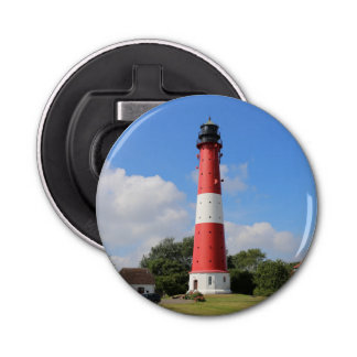 Abrebotellas Leuchtturm auf Insel Pellworm im Sommer