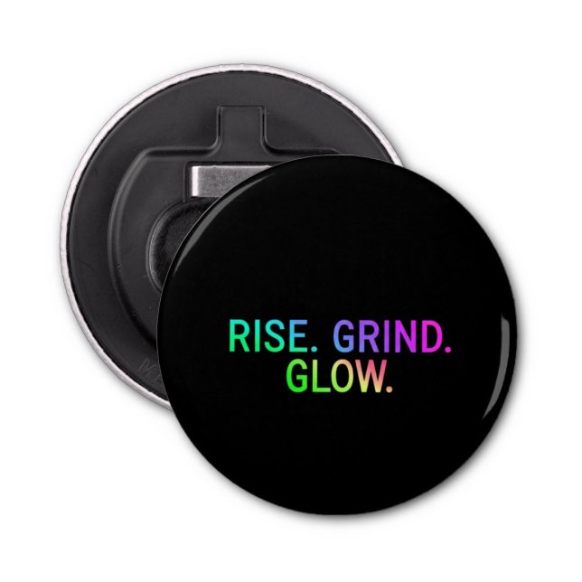 Abrebotellas Levántate. Grind. Brillo. | Apertura de botella mo (Anverso)