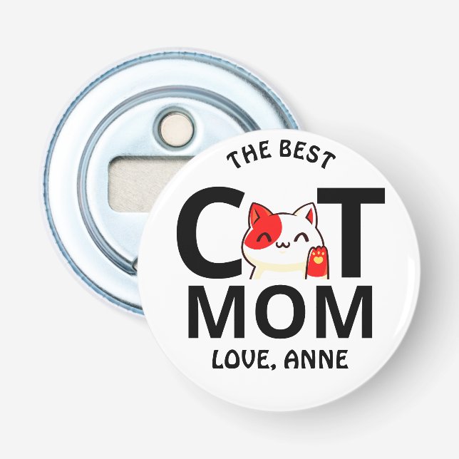 Abrebotellas lindo El día de San Valentín  simple mamá personal (Anverso)