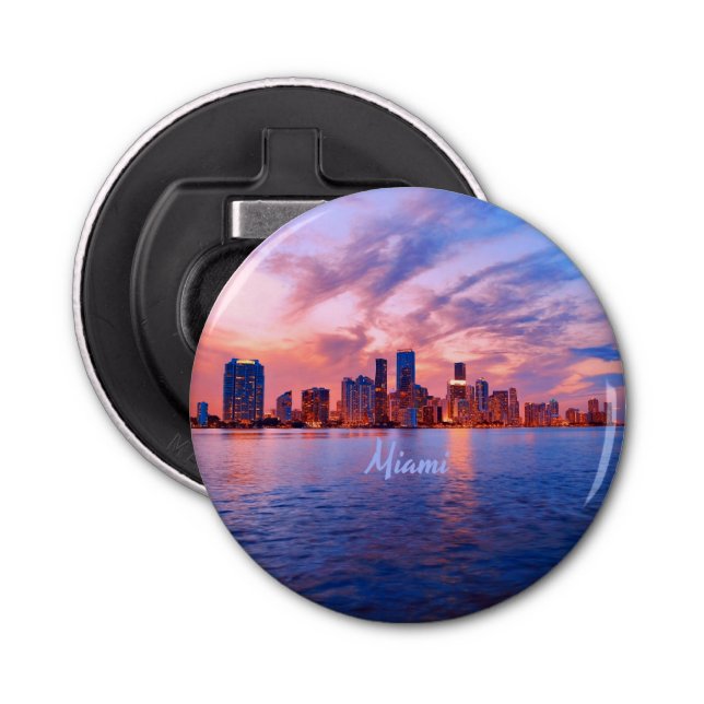 Abrebotellas Línea aérea Miami Beach Florida City (Anverso)