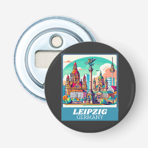 Abrebotellas Línea aérea retro Leipzig