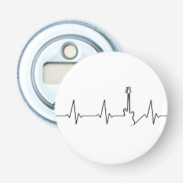 Abrebotellas Línea de corazones de guitarra eléctrica de bajo