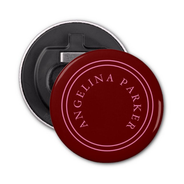 Abrebotellas Llanura Minimalista moderna única (Anverso)