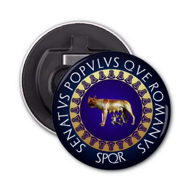 Abrebotellas Lobo de Capitoline (Anverso)