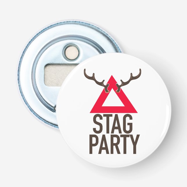 Abrebotellas logotipo de despedida de soltero (Anverso)