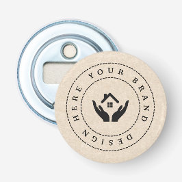 Abrebotellas Logotipo de Personalizado Minimalista simple y pro