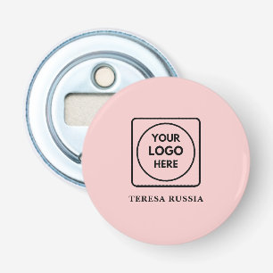 Abrebotellas Logotipo Empresarial Personalizado Minimal Blush P