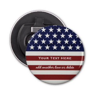 Abrebotellas Los E.E.U.U. bandera americana personalizado