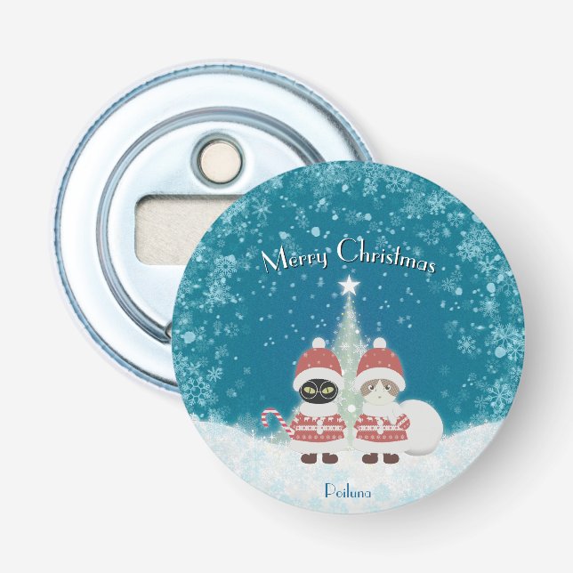 Abrebotellas Los Navidades de Poiluna de [Tu nombre] (Anverso)